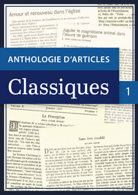 Anthologie d'Articles Classiques 1